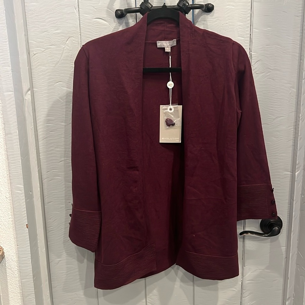 Evolution by Cyrus Cardigan Size Small NWT